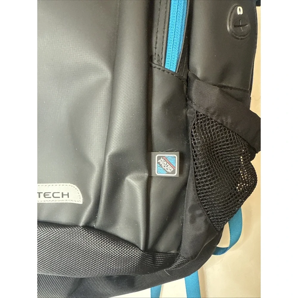 STORMTECH WBP-2 Adult's Deluge Backpack Black Blue Greek Flag Waterproof NWT